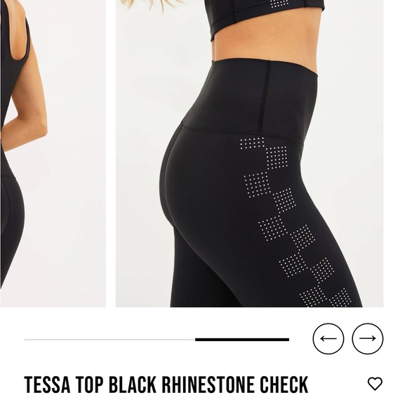 Beach Riot Black Rhinestone check - Picture 5 of 6